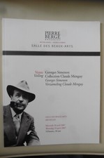 Catalogue de vente Pierre Bergé 2007 Collection Claude Menguy  Georges Simenon