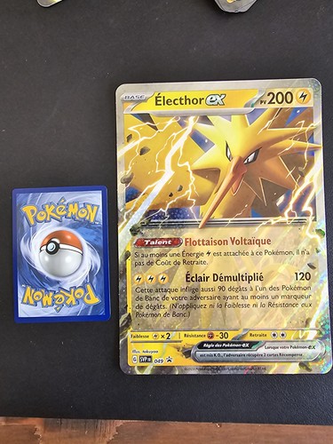 Carte pokémon jumbo électhor - carte,