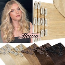 HAIRRO Clip In 9A* Human Hair