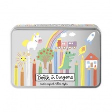 Boîte à crayons de couleur - Derrière la porte (DLP)