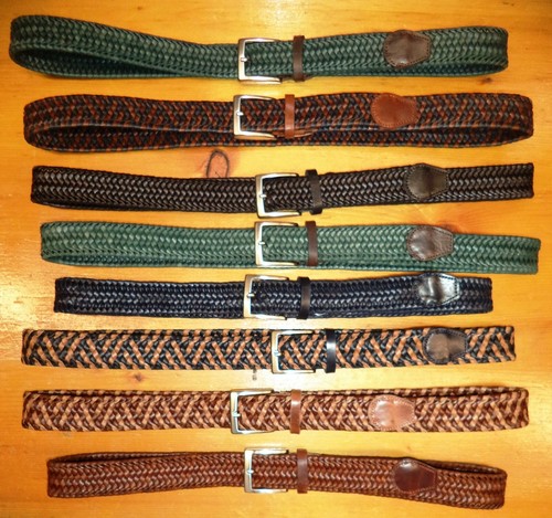 Ceinture tressée élastique