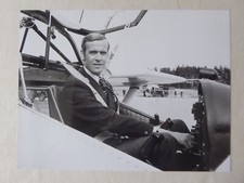 PHOTO PRESSE SAAB SCANIA OVE DAHLEN MFI CHIEF TEST PILOT SAFARI SUPPORTER VIGGEN