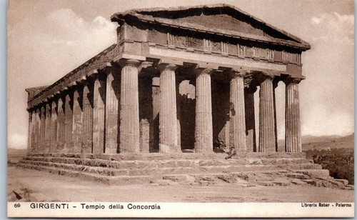 Italie girgenti carte - italie,