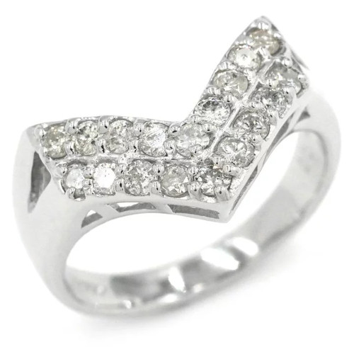 Bague argent ct diamant - 0,51,