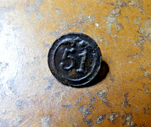 Empire bouton militaire - empire, 51em