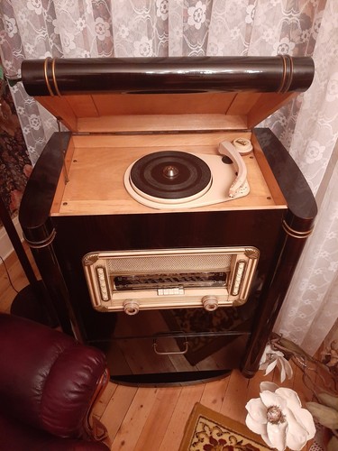 Ancienne radio tourne - ancienne, disque