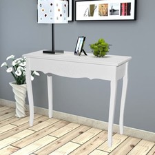 Table de Console Coiffeuse Blanc Salon Couloir Bureau Table d'Appoint vidaXL