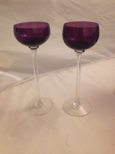 Cordial wine glasses crystal - 2,