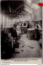 S21154 cpa 23 Aubusson - Manufacture de Tapis Braquenié - un atelier de teinture