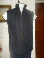 Veste chaude sans manches réversible noir/laine écossais MISE AU GREEN S/48 PR52