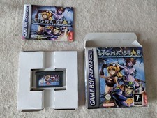 Game boy advance Sigma star gba sp Nintendo  rare GBA cib RPG / Shmup Bandai