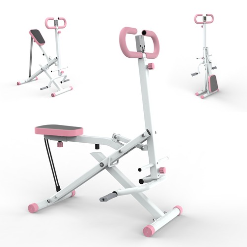 Foldable squat machine with - foldable,