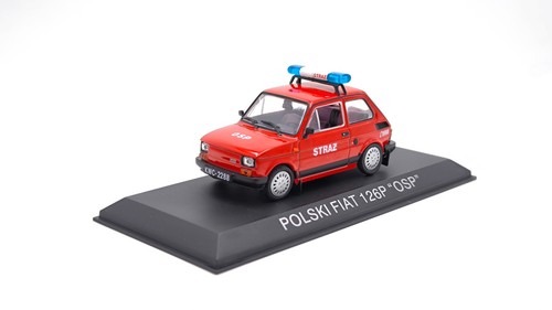 Straż polski fiat 126p - straż,