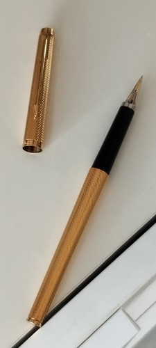 Vintage stylo plume 18k - plume, or