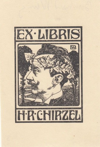 Exlibris support pour tampon - exlibris,