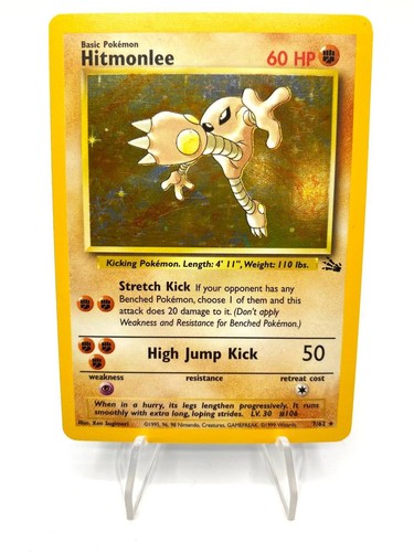 Carte pokemon hitmonlee 62 - carte,