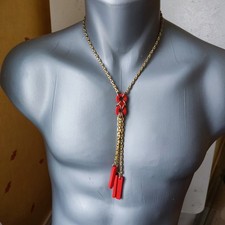 Collier avec pendeloques - collier,