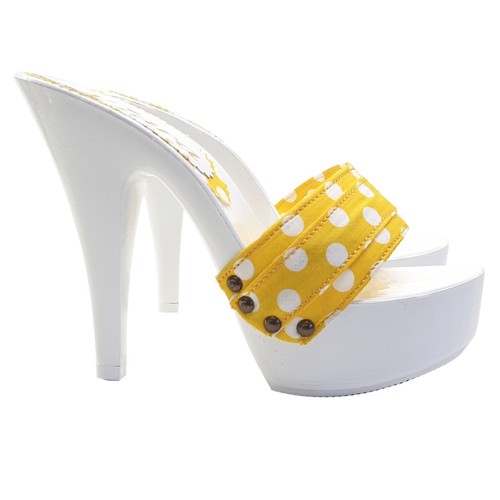 Mules blanches avec bande - mules,