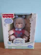 Doudou Peluche Ourson Coccinelle FISHER PRICE Nature Bearries Mattel 2003