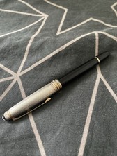 ?? MONT BLANC MEISTERSTUCK STYLO BILLE ARGENT MASSIF 925 AVEC POINCON