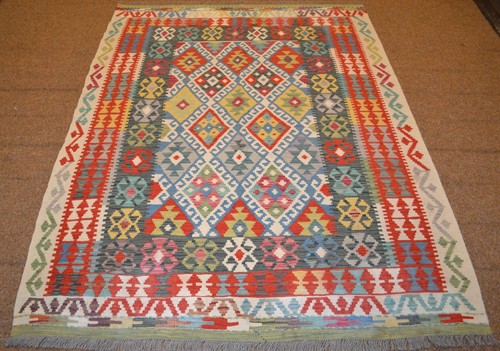 Tapis kilim oriental tissé - tapis, À