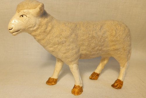 Ancien santon mouton - santon, mouton"