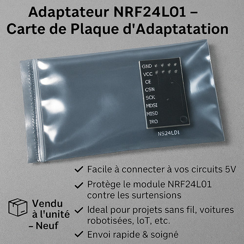 Adaptateur nrf24l01 3v - 🔧adaptateur, 3.3v