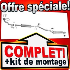 Échappement pour VW GOLF 3 III 1.8 75CH Hayon Cabrio 1993-1995 Silencieux