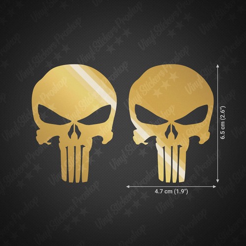 Kit stickers punisher 5 cm - kit,