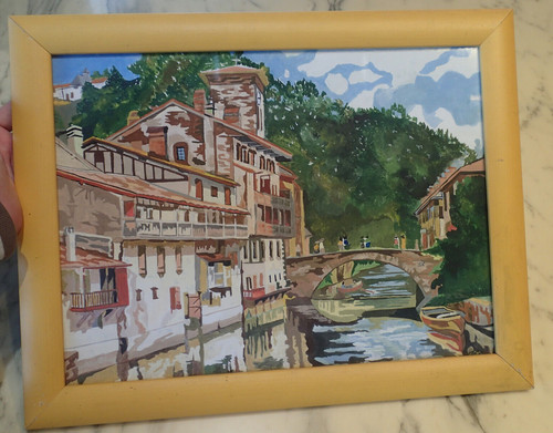Aquarelle saint jean - saint, pied