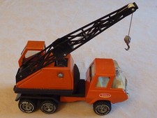 Camion remorque grue Goliath Orange Tonka 1/24 Métal Vintage 70/80