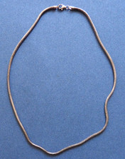 Chaine collier argent massif