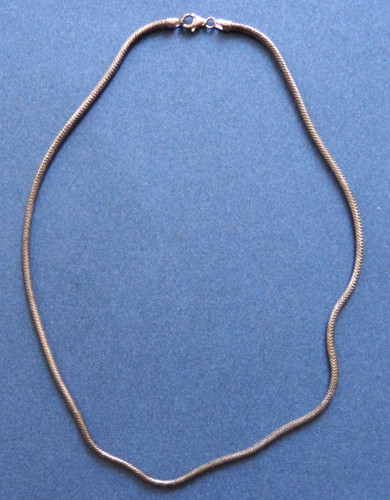 Chaine collier argent massif