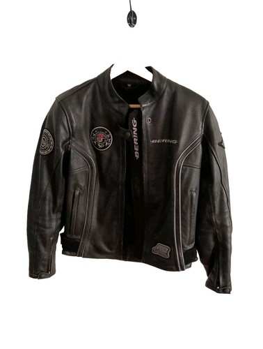 Blouson cuir moto femme bering - cuir,