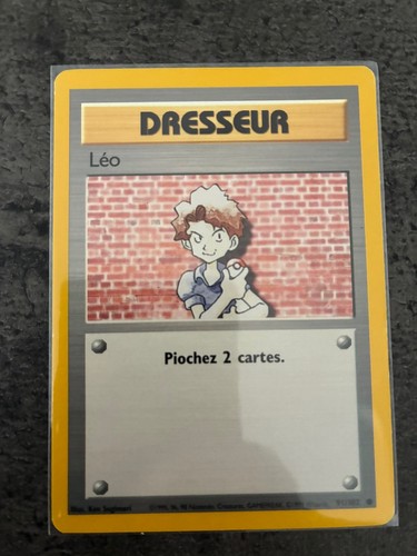Carte pokémon dresseur léo - pokémon,
