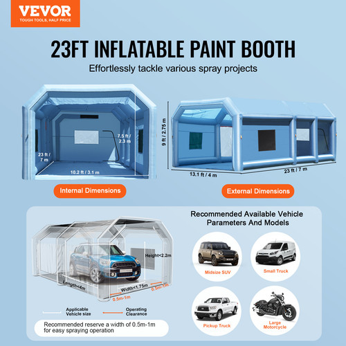 Vevor cabine peinture - vevor,