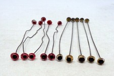 Lot 10 paires yeux en sulfure