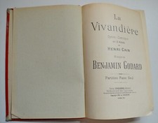 Livret LA VIVANDIERE /Opéra-Comique/ Partition piano seul /1895 / Cain / Godard 