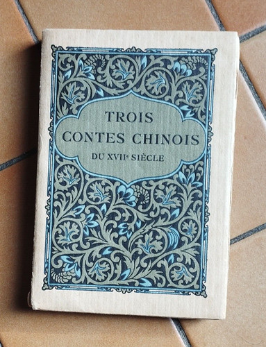 Livre trois contes - livre, chinois