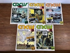 5x Revues BD CIRCUS Glenat Nr