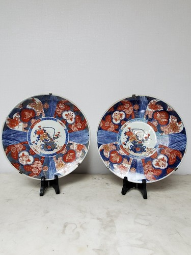 Japon paire plats imari - imari,