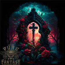 A Croix Gothique à Un Pierre