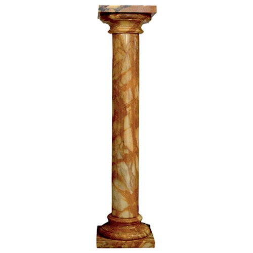 Colonne marbre jaune de - en,