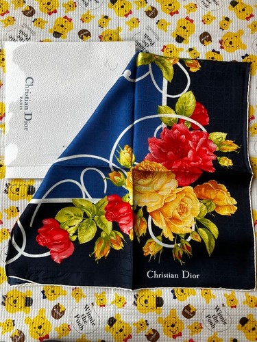 Foulard christian dior floral - foulard,