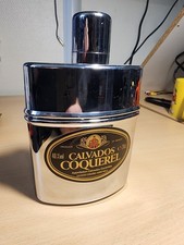 Flasque Calvados Coquerel 20cl métal chromé – collectible vintage