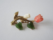 Broche 925 Argent Plaqué Or