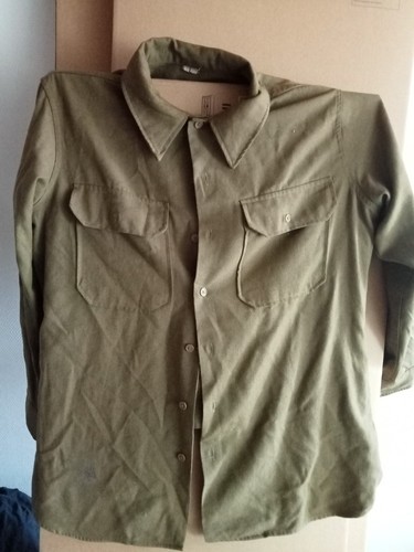Chemise ww2 m37 - ww2, moutarde