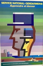 affiche poster  gendarmerie