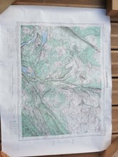 carte etat major armee WW2 France Champagnole  1931