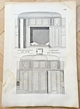 Planche d'architecture Cabinet